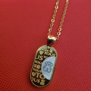 TOUS STEINLESS STEEL NECKLACE